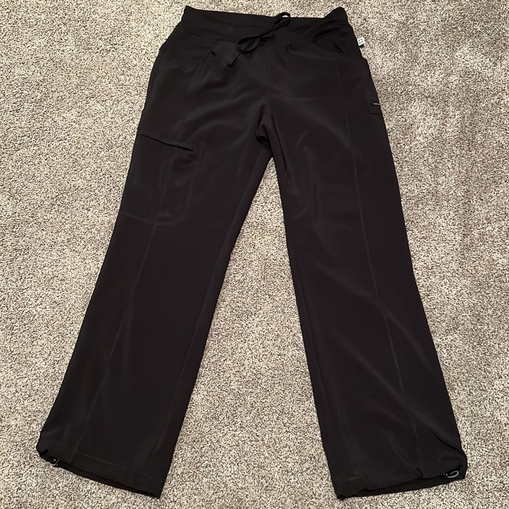 Infinity By Cherokee Straight Leg Drawstring Cargo Scrub Pants | SP - Picture 6 of 10